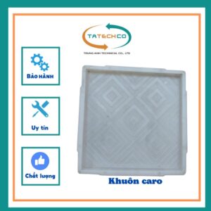 KHUÔN ĐÚC GẠCH CARO Kích thước: 40x40x3,5cm